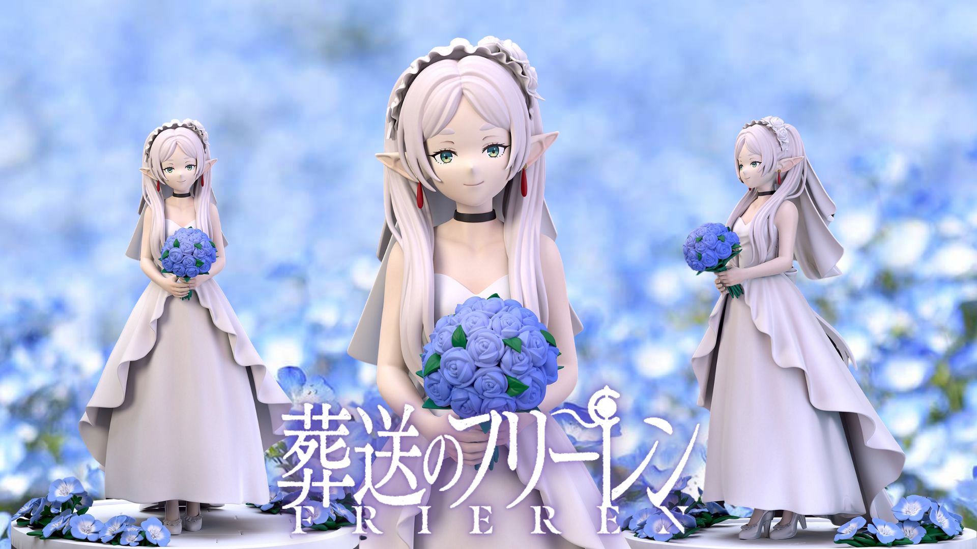 主意玩家 - 葬送的芙莉蓮 花嫁芙莉蓮 GK雕像