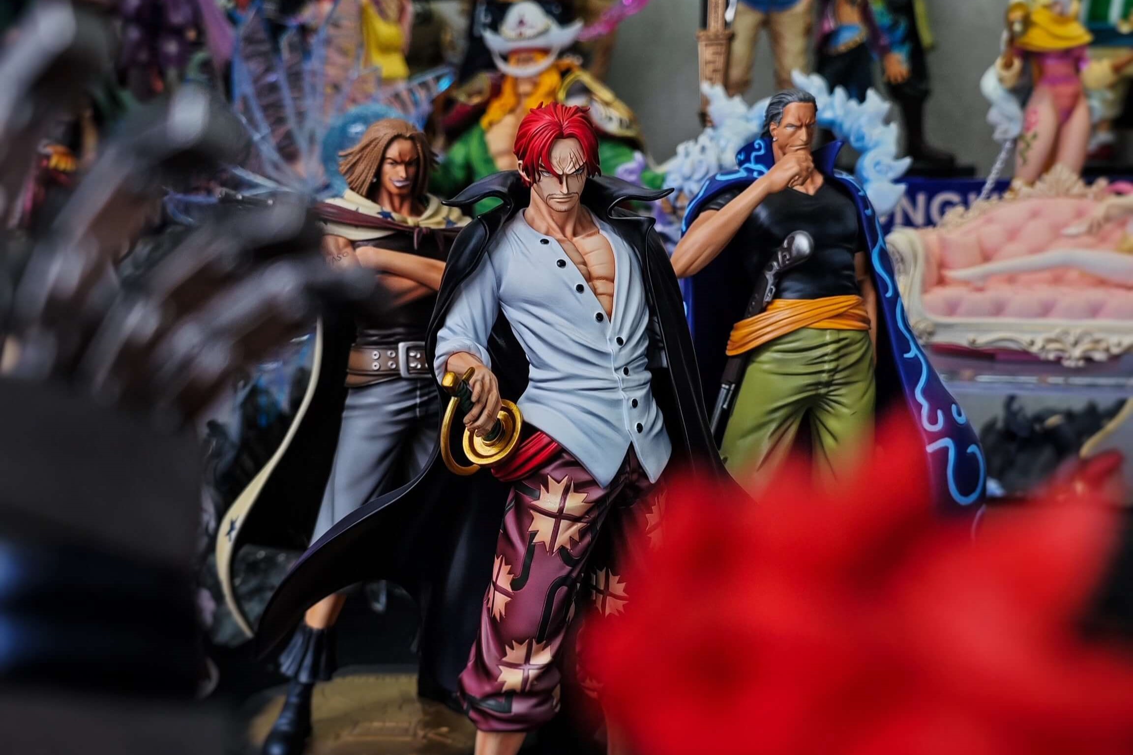 龍虎模玩 -《ONE PIECE》航海王 紅髮 傑克 香克斯 GK雕像